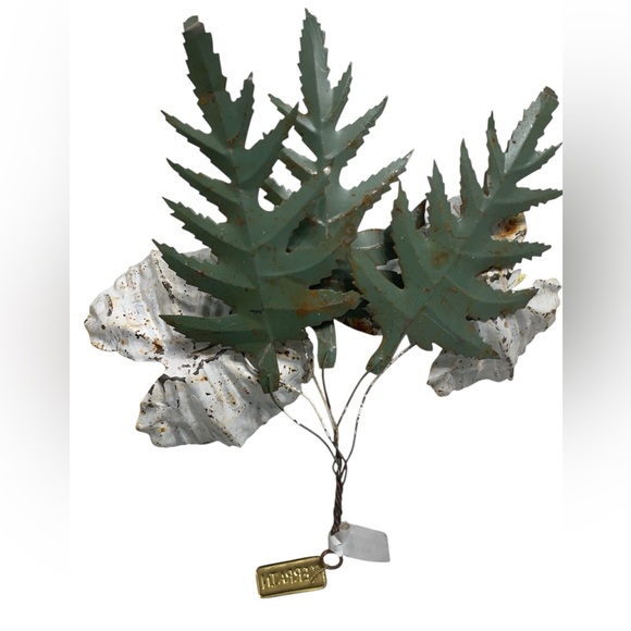 Anthropologie Terrain Floral Iron Metal Decor - Picture 2 of 5